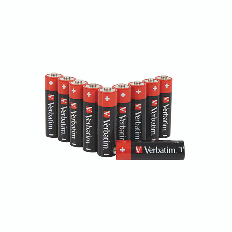Verbatim AA Battery Premium Alkaline Hangcard (Pack of 10) 49875
