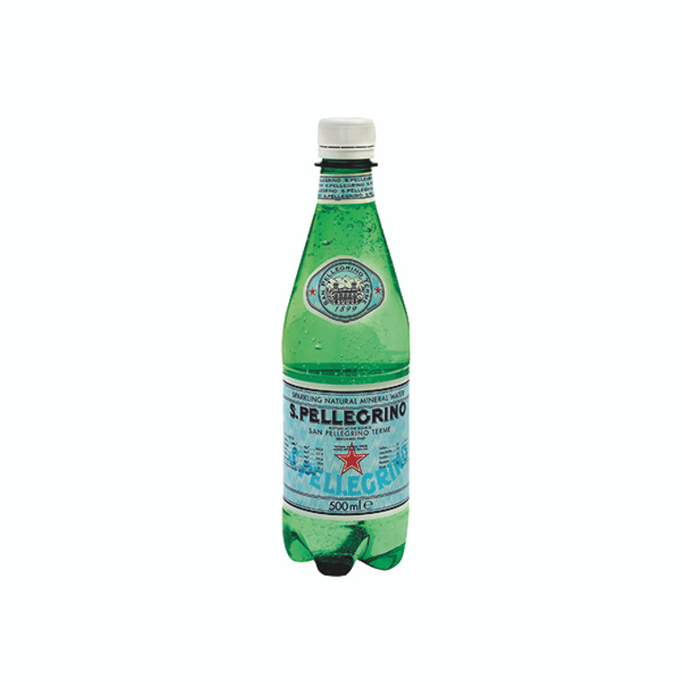 San Pellegrino Sparkling Mineral Water 500ml Bottles Pack of 12 00051