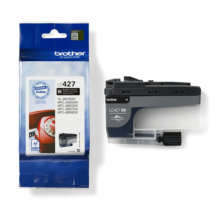 Brother LC-427BK Black Ink Cartridge 3K pages