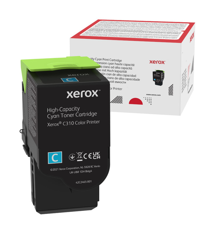 Xerox 006R04365 Cyan Toner Cartridge High Capactiy 5.5K pages