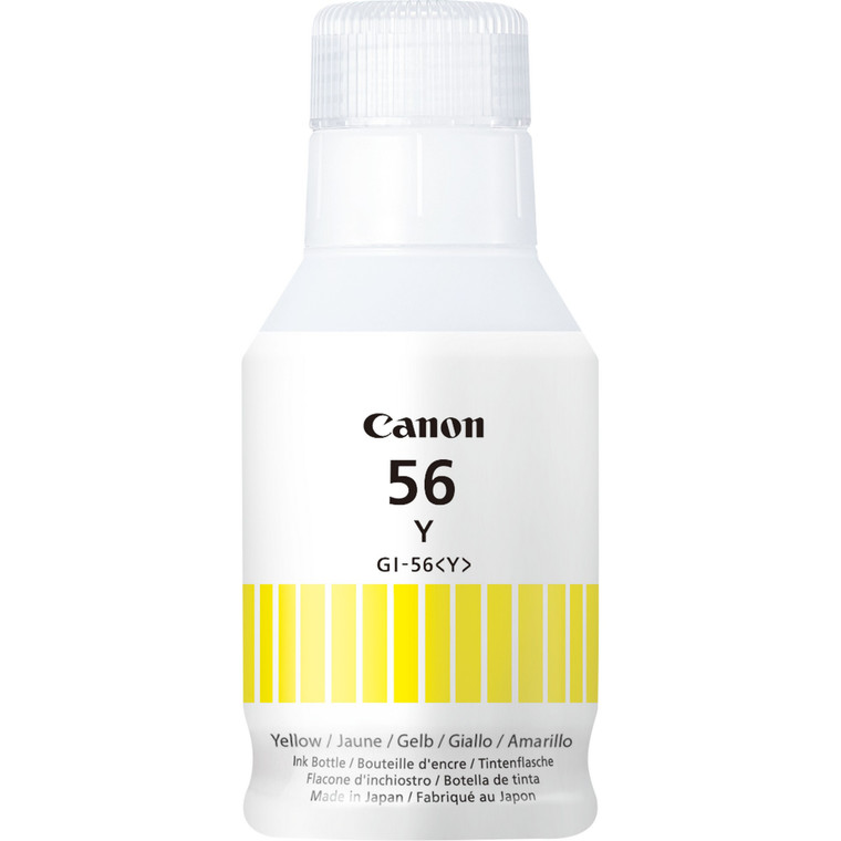 Canon 4432C001/GI-56Y Yellow Ink Bottle 14K pages 135ml