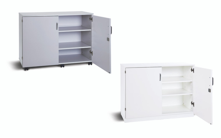 Monarch Premium Cupboard with 2 Adjustable Shelves and Lockable Doors