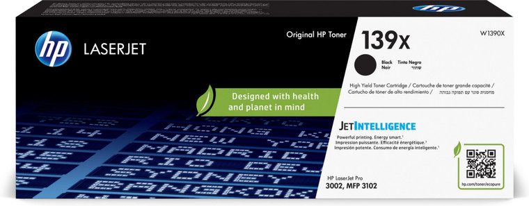 HP W1390X 139X Black Toner Cartridge High Capacity 4K pages