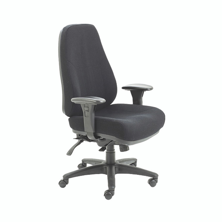 Avior Lucania High Back Task Chair 640x655x1055-1140mm Black KF74020