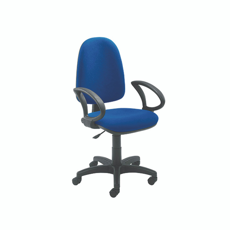 Jemini  High Back Operator Chair 600x600x1000-1130mm Blue KF50174