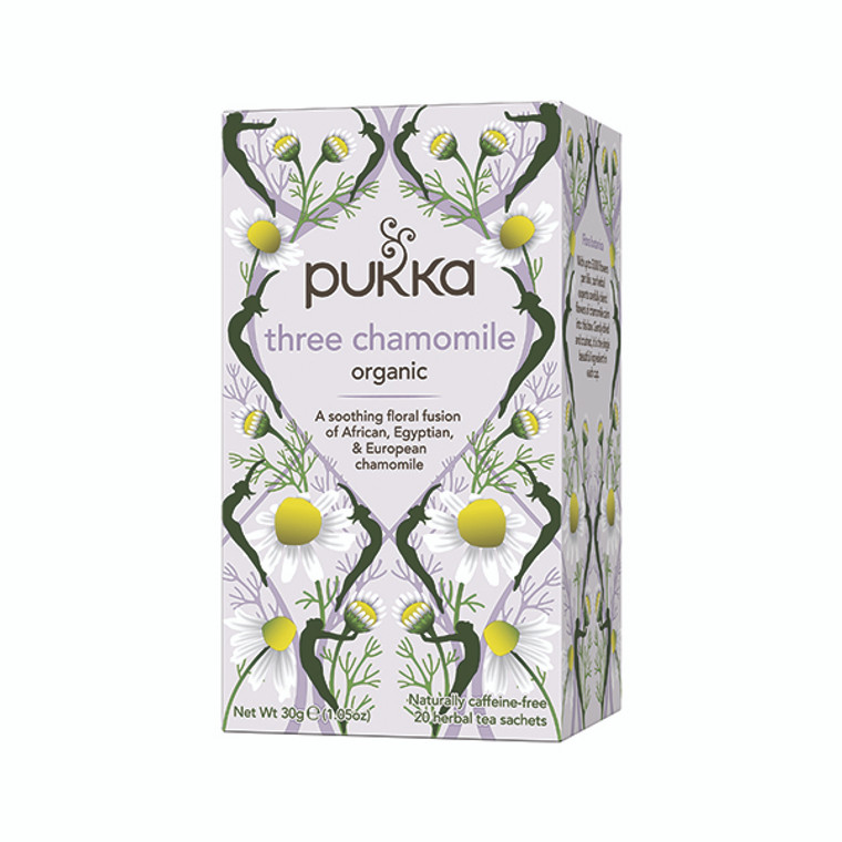 Pukka Three Chamomile Tea Bags Organic (Pack of 20) 05060229012579