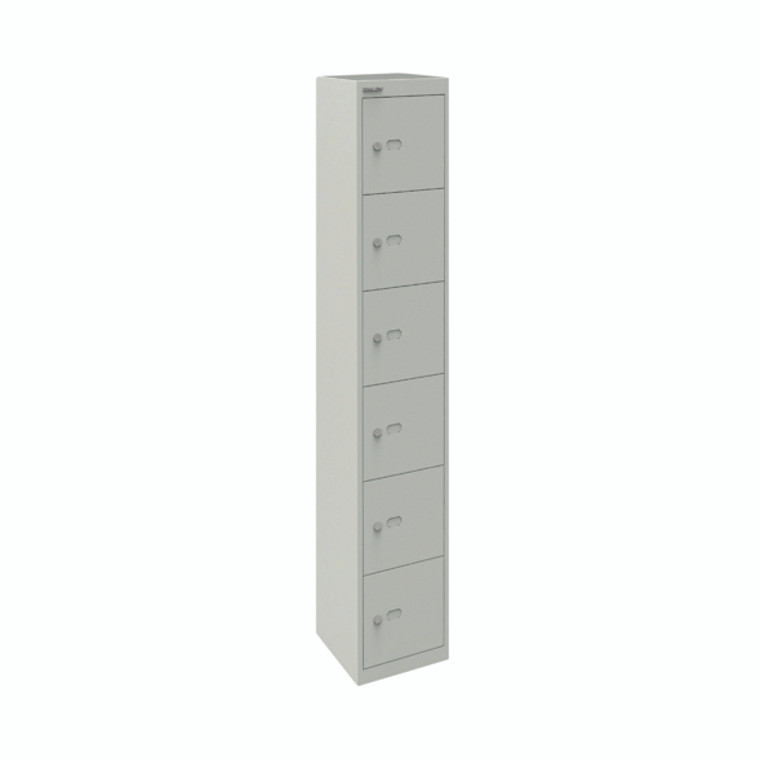 Bisley 6 Door Locker 305x305x1802mm Goose Grey CLK126 GOOSE