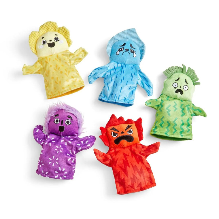 LR95417 Learning Resources Feelings Family Hand Puppets