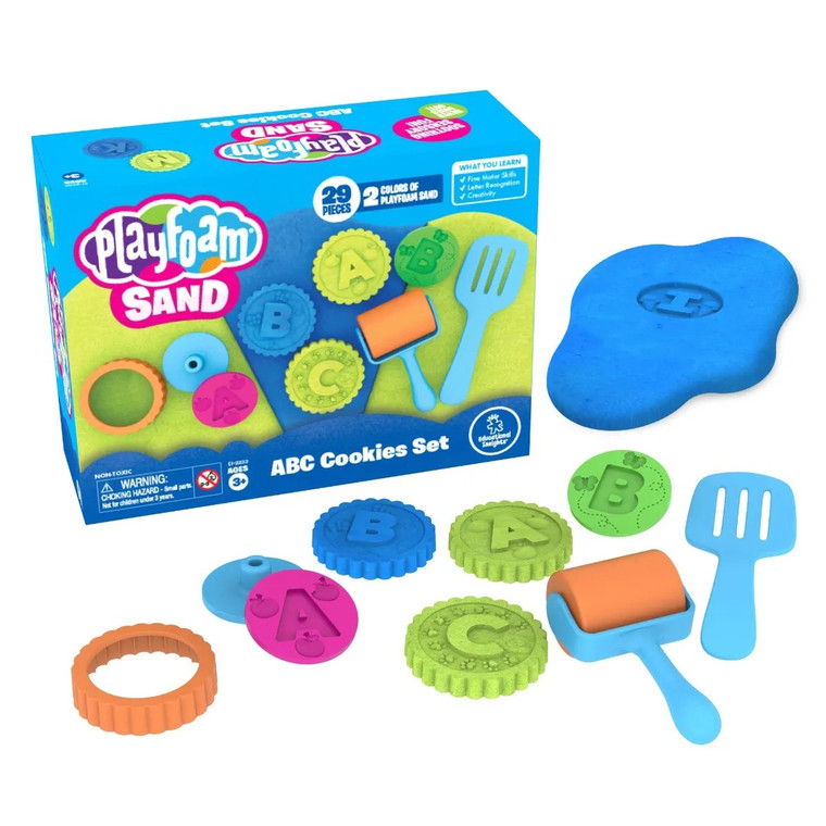 EI-2233 Learning Resources Playfoam Sand ABC Cookies Set