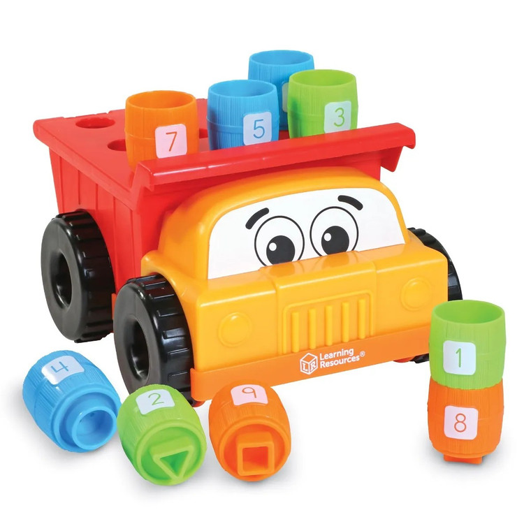 LER9133 Learning Resources Tony the Peg Stacker Dump Truck