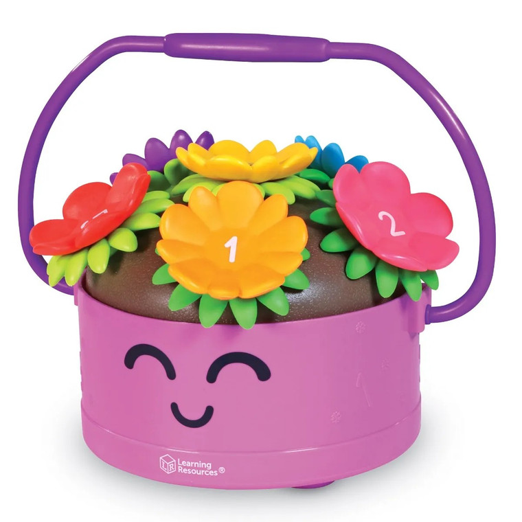 LER9134 Learning Resources Poppy the Count & Stack Flower Pot