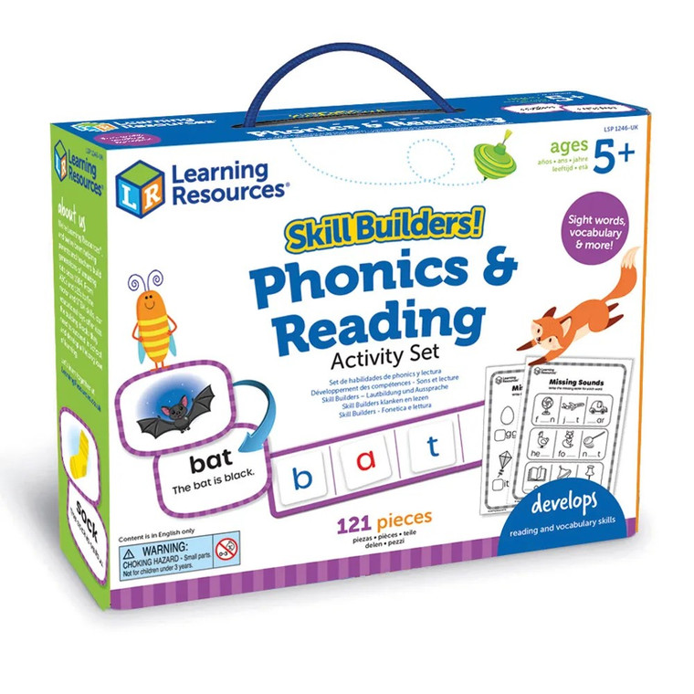 LSP1246-UK Learning Resources Skill Builders! Phonics & Reading Activity Set