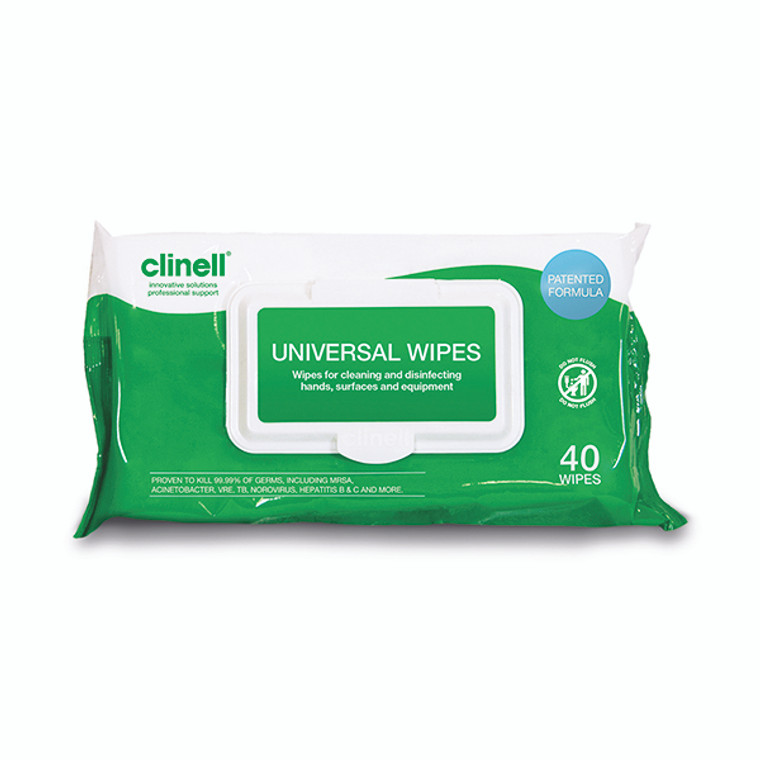 Clinell Universal Wipes (Pack of 40) CW40