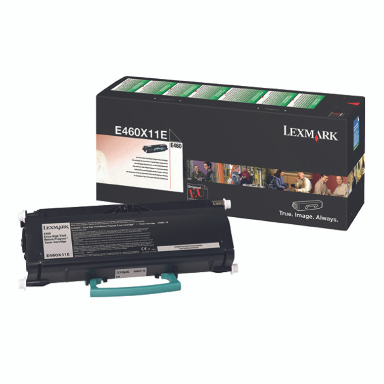 0E460X11E Lexmark E460X11E E460 Black Toner Use Return