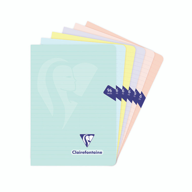 Clairefontaine Mimesys Notebook Lined 48 Sheets A5 (Pack of 10) 308686C