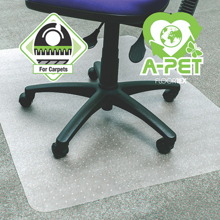 Cleartex Advantagemat Plus Chair Mat for Carpet 900x1200mm UCCMFLAG0002