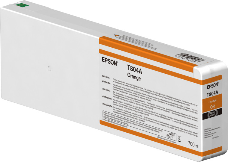 Epson C13T804A00 T804A Orange Ink Cartridge 700ml