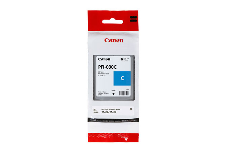 Canon 3490C001 PFI-030C Cyan Ink Cartridge 55ml