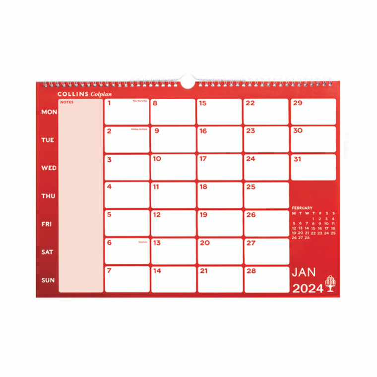 Collins Memo Calendar A3 2024 CMC-24