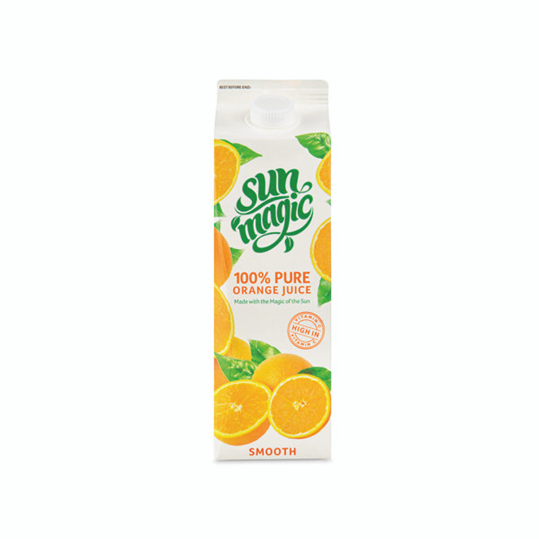 Sun Magic Orange Juice Carton 1 Litre (Pack of 12) 402075