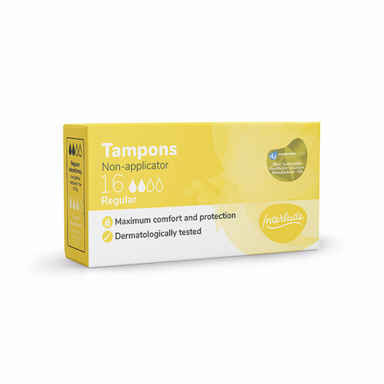 Interlude Digital Tampons Regular Boxed x16 (Pack of 12) 6449A