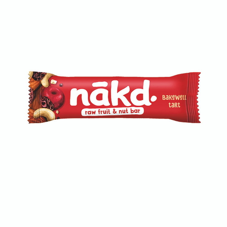 Nakd Gluten Free Bakewell Tart Snack Bar 35g (Pack of 18) 35NKDGFBT