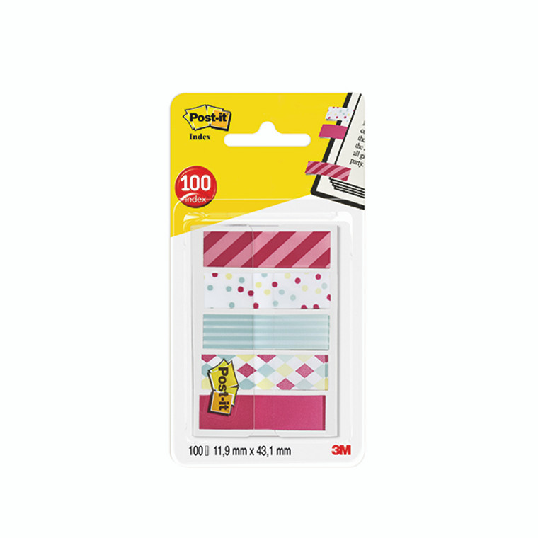 Post-it Index Flags 11.9x43.1mm Small Candy (Pack of 100) 699764