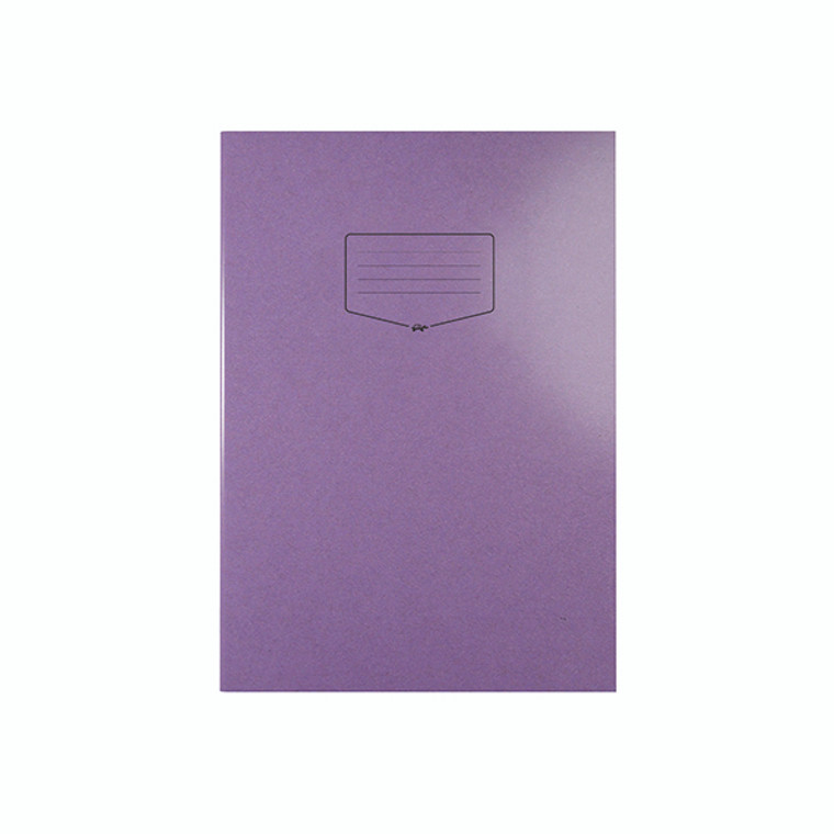 Silvine Tough Shell Exercise Book A4+ Purple (Pack of 25) EX157