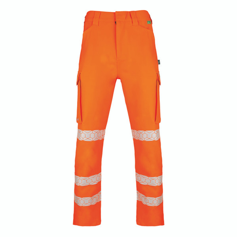 Beeswift Envirowear High Visibility Trousers Orange 28S