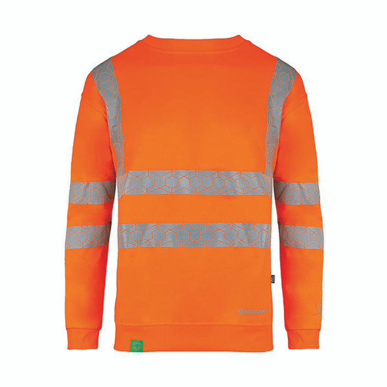 Beeswift Envirowear High Visibility Sweatshirt Orange M