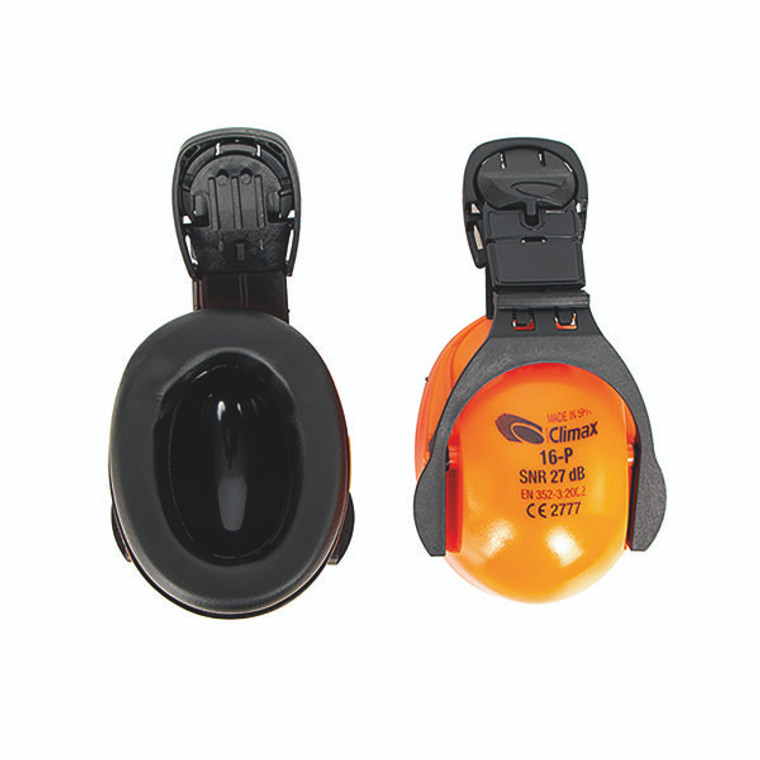 Climax 16P Ear Defenders SNR 25 Orange/Black