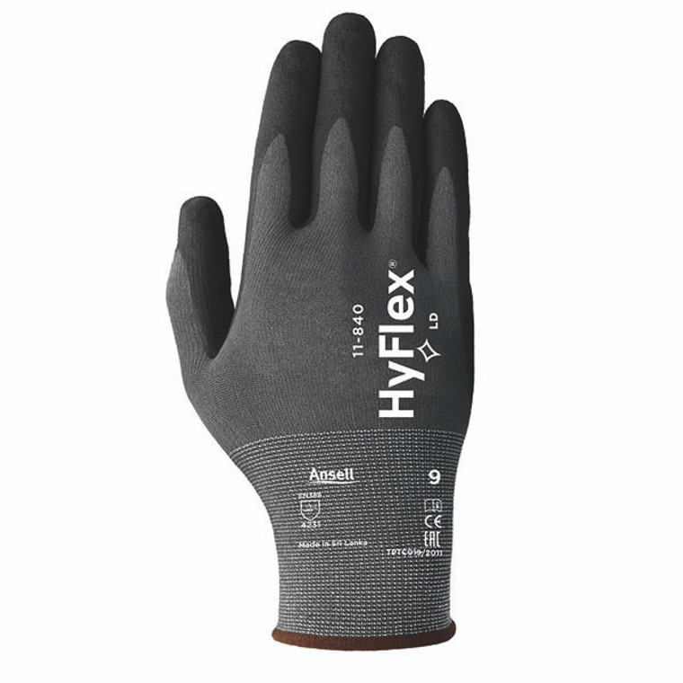 Ansell Hyflex Gloves 1 Pair Black S