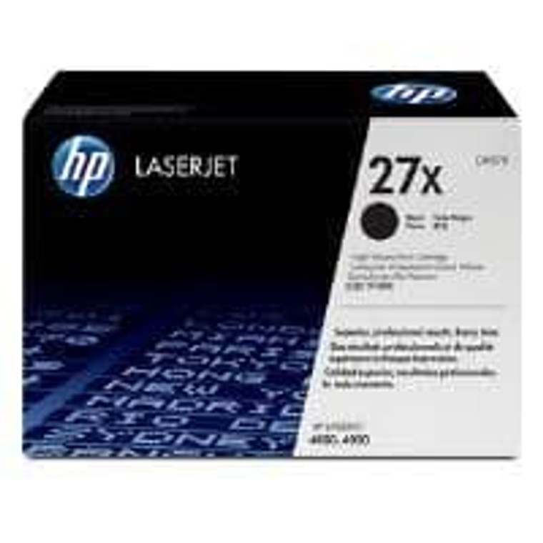 HP C4127X/27X Black Toner Cartridge 10K pages