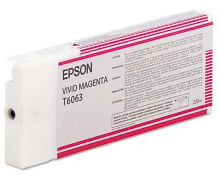 T606300 Epson C13T606300 T6063 Vivid Magenta Ink Cartridge
