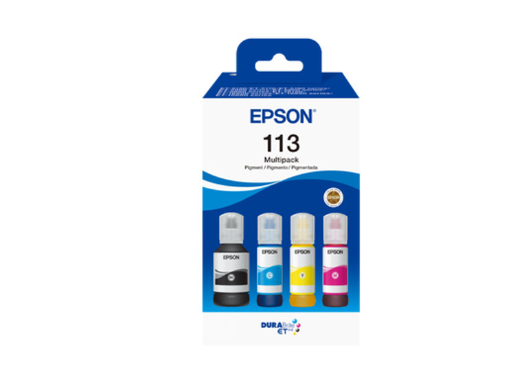 Epson C13T06B640/113 Ink Bottle Multipack Bk,C,M,Y 1x127ml + 3x70ml Pack of 4