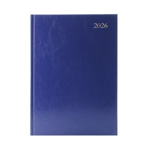 5 Star Desk Diary Day Per Page Appointment A5 Blue 2026 KFA51ABU26