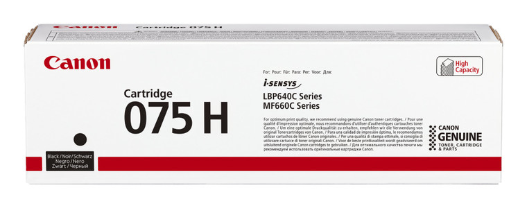 Canon 6369C002/075H Black Toner Cartridge High Capacity 3.5K pages
