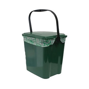 10L Kitchen Waste Caddy with Lid Green GDN800002