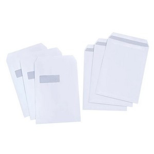 5 Star C4 Window Pocket Envelope Press Seal 90gsm324x229mm White (Pack of 250) 638566