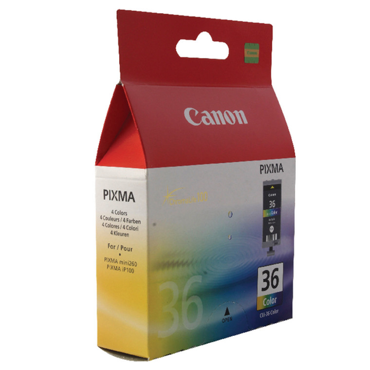 CLI-36 Canon 1511B001 CLI-36 BCMY Colour Ink Cartridge