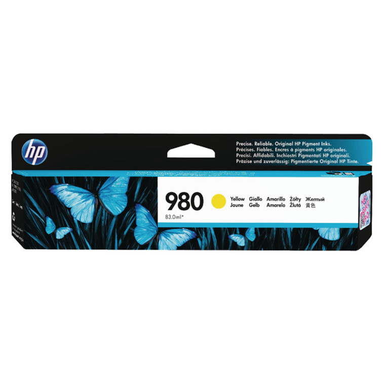 D8J09A HP D8J09A 980 Yellow Ink Cartridge