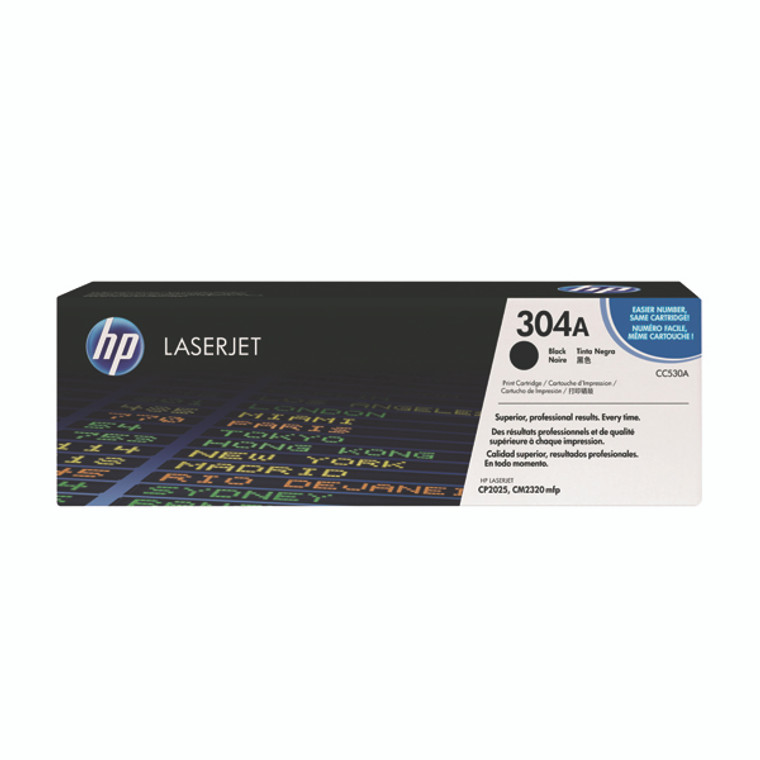 CC530A HP CC530A 304A Black Toner