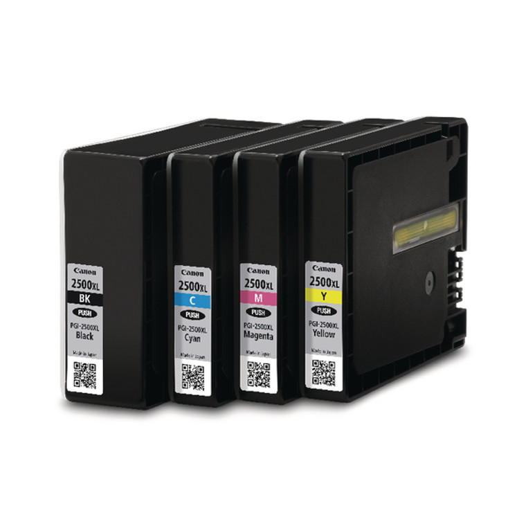 9254B004 Canon 9254B004 PGI-2500XL BK C M Y Multipack 4 Ink Cartridges High Capacity