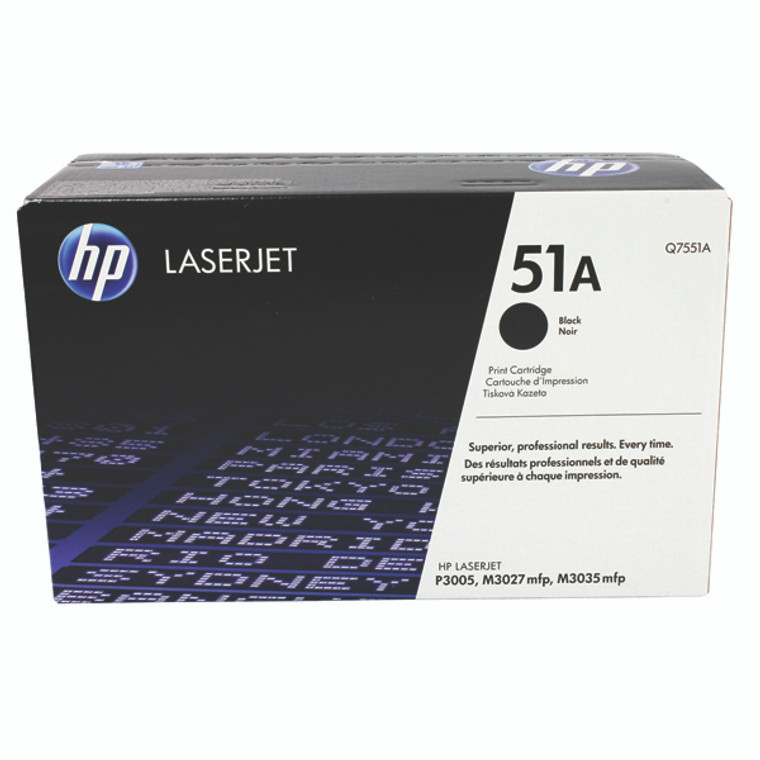 Q7551A HP Q7551A 51A Black Toner