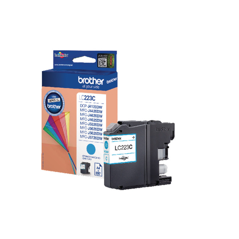 LC223C Brother LC-223 C Cyan Ink Cartridge