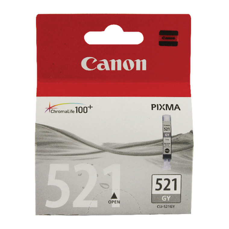 CLI-521GY Canon 2937B001 CLI-521 Grey Ink Cartridge