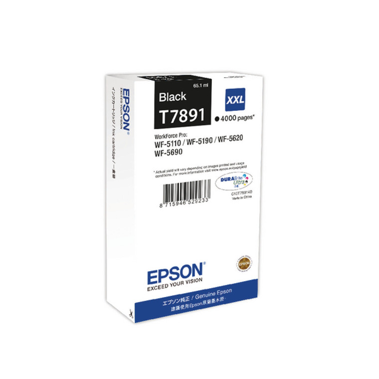 C13T789140 Epson C13T789140 T7891XXL Black Ink Cartridge