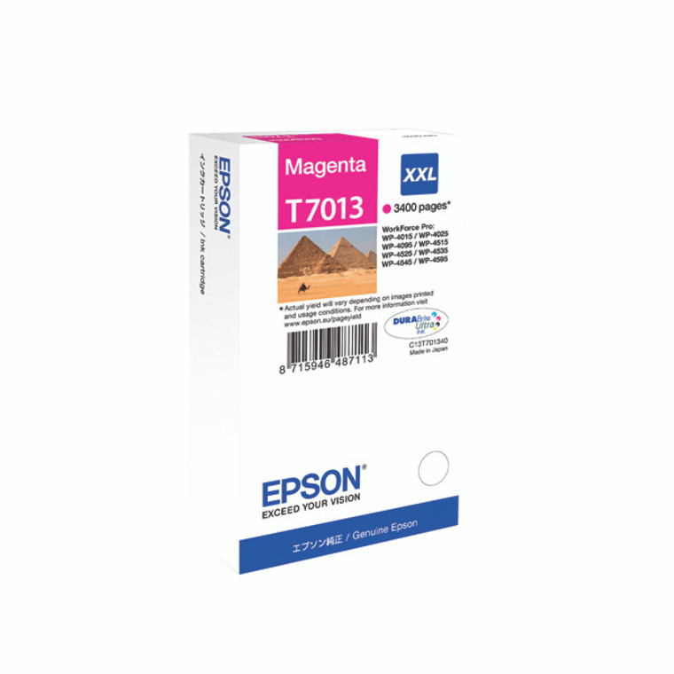 T70134010 Epson C13T70134010 T7013XXL Magenta Ink Cartridge