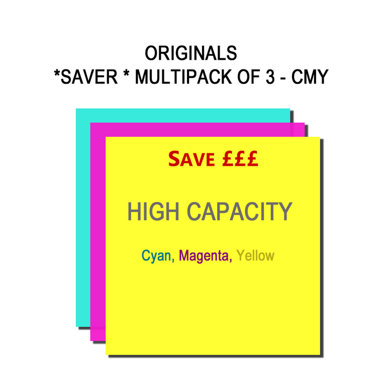 SET515 Brother LC-1100 HY C M Y LC-1100HYC LC-1100HYM LC-1100HYY Multipack 3 Ink Cartridges High Capacity