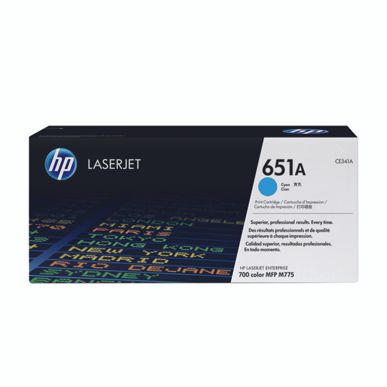 CE341A HP CE341A 651A Cyan Toner